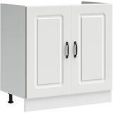 vidaXL Osnovna omarica za umivalnik Kalmar bela 80x46x81,5 cm, (22010269) | Shoptok.si
