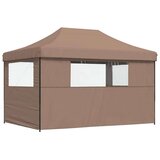 Šator za svadbe - šator za zabave Smeđa 279 x 410 x 315 cm Oxford tkanina | shoptok.hr