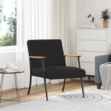  Fotelja Crna Tkanina s uvijenim učinkom | shoptok.hr