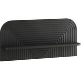  Zidna polica 2 kom. Crna 80 5 x 13 5 x 37 5 cm Prerađeno drvo - Crna 80 5 cm | shoptok.hr