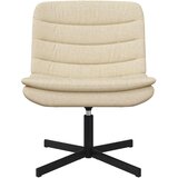  Stolica na kotačiće Krema 63 x 75 x 76 cm tkanina | shoptok.hr