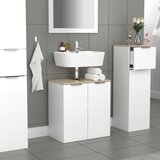 MID.YOU omarica za pod umivalnik donali, bela, barva hrasta | Shoptok.si