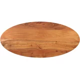 Stolna ploča 140x60x3 8 cm ovalna od masivnog drva bagrema