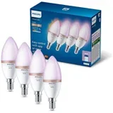 Komplet 4x LED RGB prigušiva sijalica Philips SMART C37 E14/5W/230V 2200-6500K
