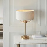  Endon 110721 - Stona lampa HIGHCLERE 3xE14/18W/230V bež/mesing | Eponuda.com
