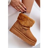 Big Star Platform snow boots with fur Big Star OO274A106 Camel | shoptok.hr