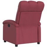  Naslonjač od tkanine crvena boja vina | shoptok.hr