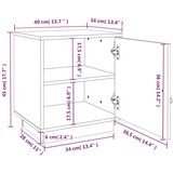  Nočna omarica 2 kosa medeno rjava 40x34x45 cm trdna borovina, (20733450) | Shoptok.si