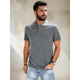 DStreet Koszulka polo męska ciemnoszara | shoptok.hr