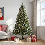  Umjetno božićno drvce 120 cm 150 LED lampica Topla bijela | shoptok.hr