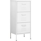 Furnova Omara za shranjevanje bela 42,5x35x101,5 cm jeklo, (21954173) | Shoptok.si