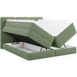 MID.YOU POSTELJA BOXSPRING 160 cm x 200 cm , les, tekstil, leseni material zelena | Shoptok.si