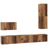  Set TV stalka 4 pcs Staro drvo Srednja Konstruirano drvo | shoptok.hr