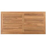  Kava Stol s pohranom Smeđa 110 x 55 x 45 cm Čvrsto teak drvo | shoptok.hr