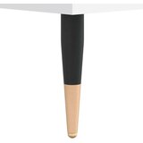 vidaXL Omarica za gramofonske plošče bela 121x38x48 cm inženirski les | Shoptok.si