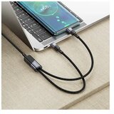 hoco. 2u1 USB C na USB C / USB C kabel 5A 100W 120 cm U139 crni | shoptok.hr