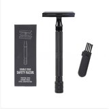 INF Moški klasični varnostni brivnik iz cinkove zlitine s krtačo Black, (5000287159) | Shoptok.si