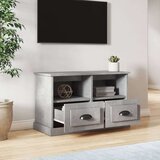 vidaXL TV omarica betonsko siva 80x35x50 cm inženirski les | Shoptok.si