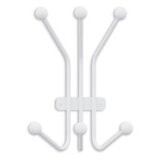 WALLXPERT metalna zidna kuka bela boja ant b | ePonuda.com