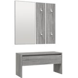  Set namještaja za hodnik boja sivog hrasta sonome drveni | shoptok.hr