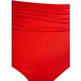 Trendyol Red Smooth High Waist Bikini Bottom | Shoptok.si