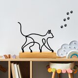 Atelier Del Sofa dekorativna figura meow, 17x8x17 cm, crna Cene