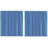 vidaXL Voile zavjese s džepovima za šipke 2 kom. kraljevsko plave - Kraljevski plava 140 x 140 cm 1 s džepovima za šipke | shoptok.hr