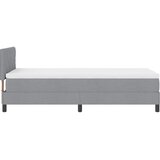  Krevet s opruga kutije Svijetlo siva 100 x 200 cm tkanina | shoptok.hr