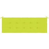  Jastuk za vrtnu klupu jarkozeleni 150x50x3 cm od tkanine Oxford | shoptok.hr