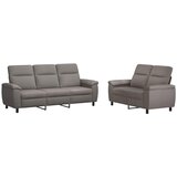  Set sofe 2 pcs Sivosmeđa Tkanina Slike