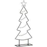vidaXL Kovinsko božično drevesce z stojalom Črna 90 cm Jeklo | Shoptok.si