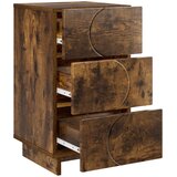  Noćni ormar 2 pcs Dimljeni hrast 33,5 x 34,5 x 60 cm | shoptok.hr