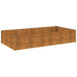  Povišena vrtna gredica 195 x 100 x 36 cm od čelika COR-TEN | shoptok.hr