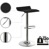 Casa Selección Crne barske stolice u setu podesive visine 2 kom od umjetne kože (visine sjedala 63 cm) – | shoptok.hr