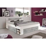 MID.YOU posteljna garnitura bela, beton | Shoptok.si