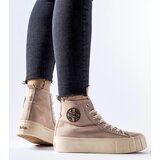 Lee Cooper - producent Beige sneakers Lee Cooper | shoptok.hr