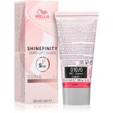 Wella Professionals Shinefinity Zero Lift Glaze demi-permanentna barva za lase odtenek 010/0 Lightest Blonde Natural 60 ml | Shoptok.si