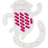 Milin Big Wooden Lacing Toy Monkey Amelia aktivna igračka 20 cm x 17,5 cm x 0,7 cm 1 kom | shoptok.hr