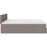  Otomanski okvir kreveta s madracima smeđesivi 200x200cm tkanine | shoptok.hr