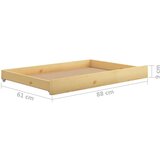  Dnevna postelja s predali 90x200 cm trdna borovina, (20606133) | Shoptok.si