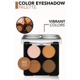 Flormar Color Eyeshadow Palette paleta senčil za oči odtenek 003 Bronze Goddess 6 g | Shoptok.si