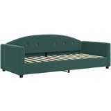  Dnevni krevet na razvlačenje tamnozeleni 90 x 200 cm baršunasti | shoptok.hr