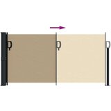  Bočna tenda na uvlačenje bež 100x500 cm | shoptok.hr