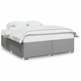 vidaXL Okvir za krevet bez madraca svjetlosivi 200 x 200 cm od tkanine Cijene