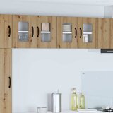 vidaXL Zidni kuhinjski ormarić 2 pcs Umjetnički hrast 60 x 31 x 40 cm | shoptok.hr