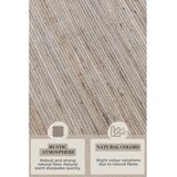 Hanse Home Obostrana/ručno rađena staza od mješavine jute u svijetloj prirodnoj boji 80x200 cm Dhaka – | shoptok.hr