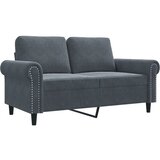 Maison Chic Dvosed kavč - Sofa - Kanape temno siv 120 cm žamet, (21727068) Cene
