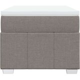 vidaXL Box spring postelja z vzmetnico taupe 90x200 cm blago | Shoptok.si