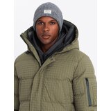Ombre Outdoor long men's parka jacket - olive | Eponuda.ba