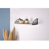 Woody Fashion Duvar Rafı1 BrownBlack Wall Shelf